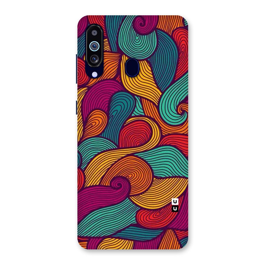 Whimsical Colors Back Case for Galaxy A60