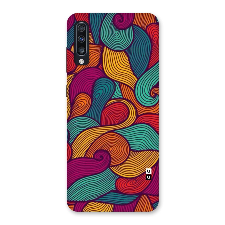 Whimsical Colors Back Case for Galaxy A70