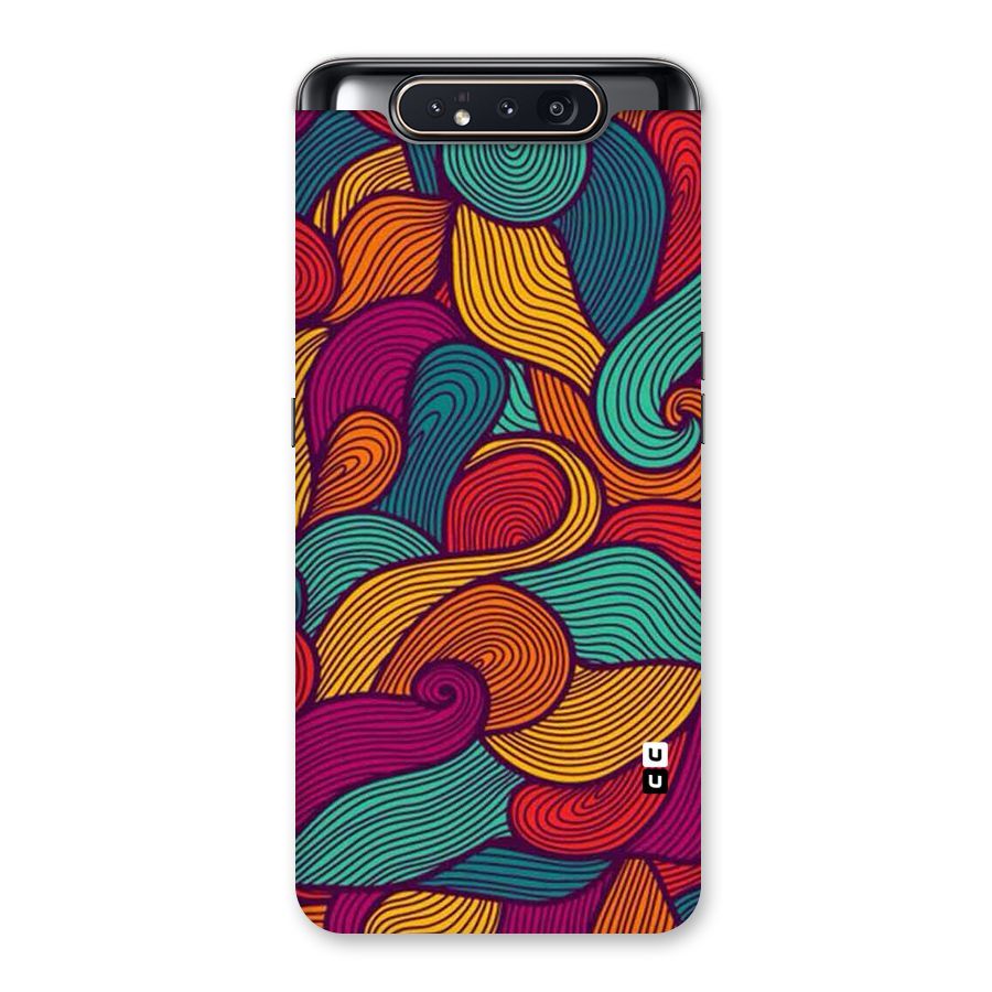 Whimsical Colors Back Case for Galaxy A80