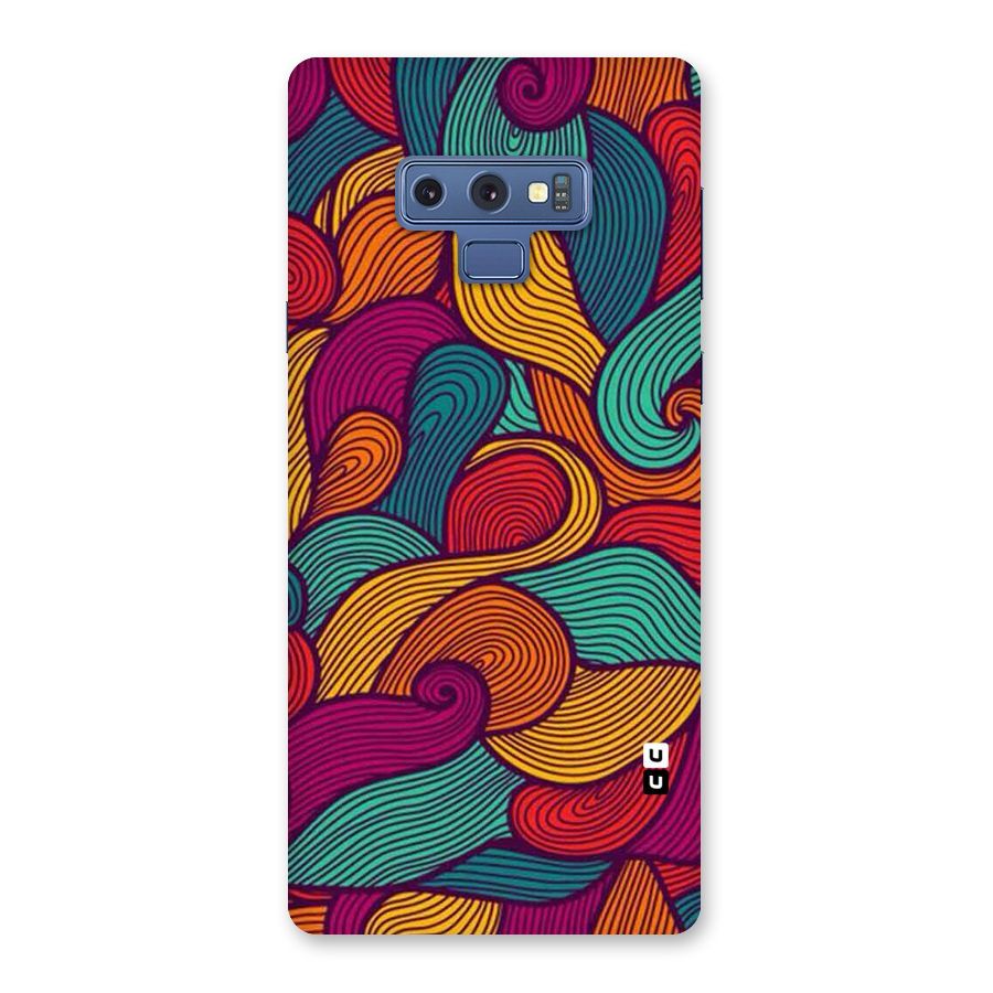 Whimsical Colors Back Case for Galaxy Note 9