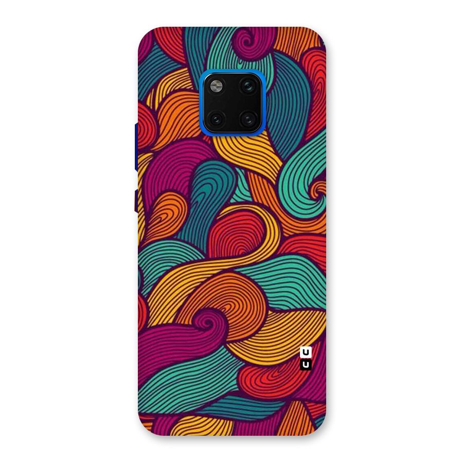 Whimsical Colors Back Case for Huawei Mate 20 Pro