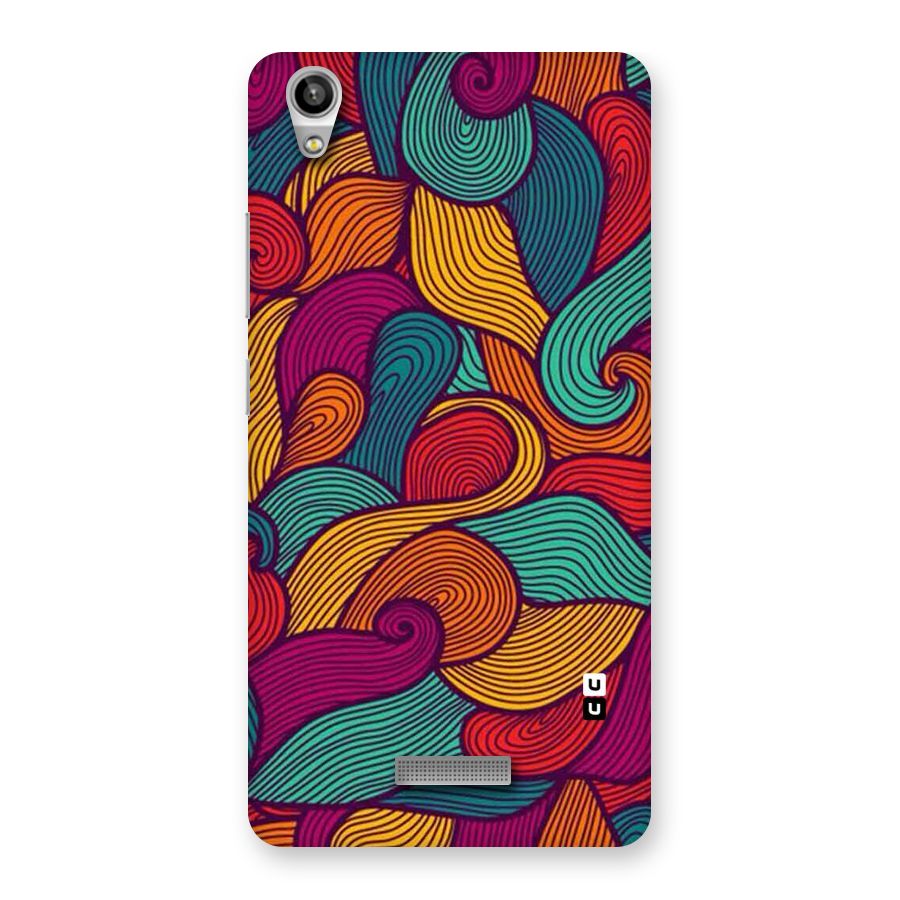 Whimsical Colors Back Case for Lava-Pixel-V1