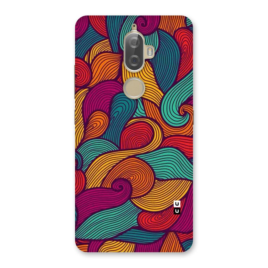Whimsical Colors Back Case for Lenovo K8 Plus
