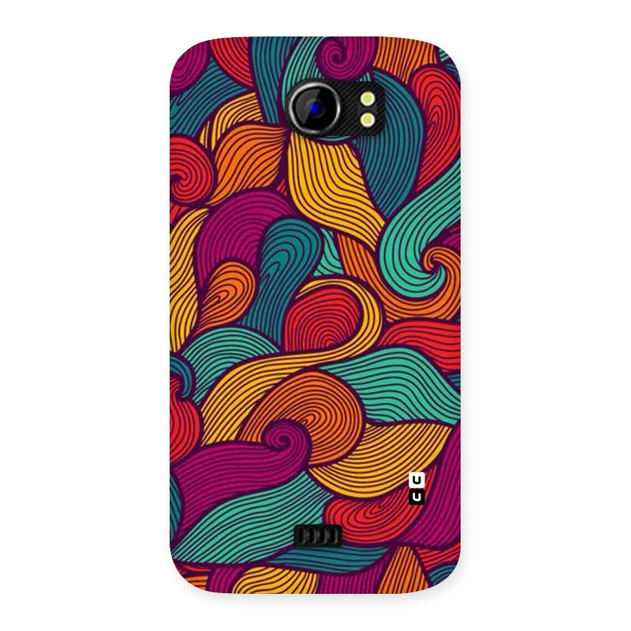 Whimsical Colors Back Case for Micromax Canvas 2 A110