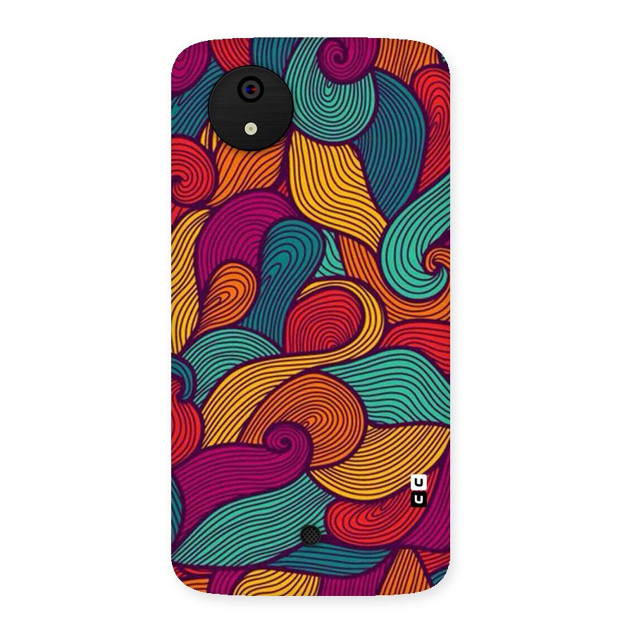 Whimsical Colors Back Case for Micromax Canvas A1