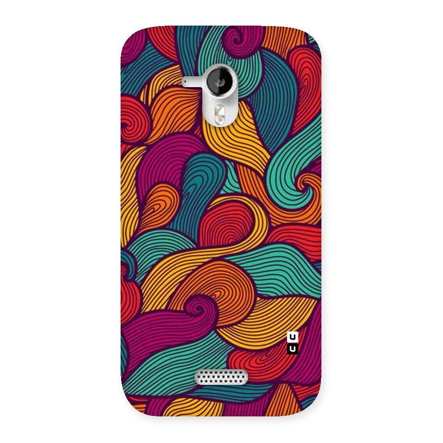 Whimsical Colors Back Case for Micromax Canvas HD A116