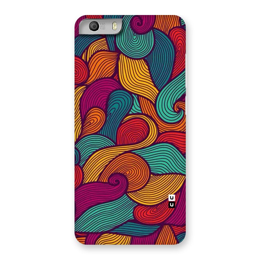 Whimsical Colors Back Case for Micromax Canvas Knight 2