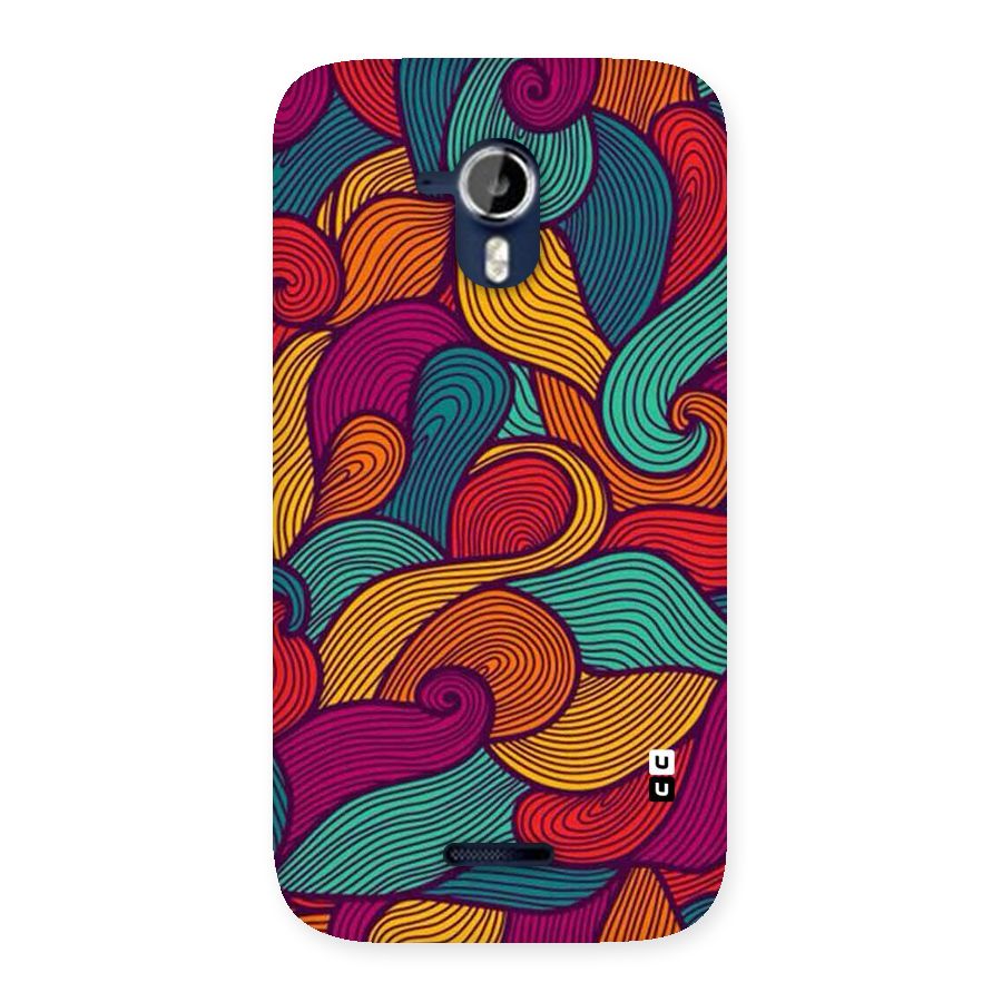 Whimsical Colors Back Case for Micromax Canvas Magnus A117