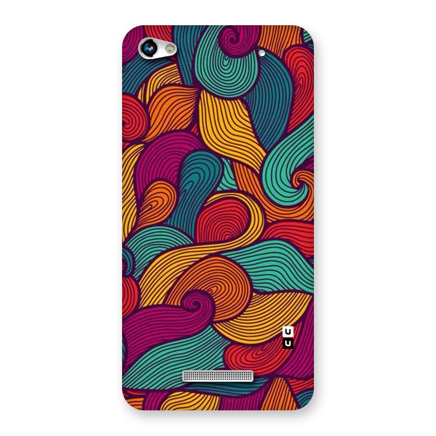 Whimsical Colors Back Case for Micromax Hue 2