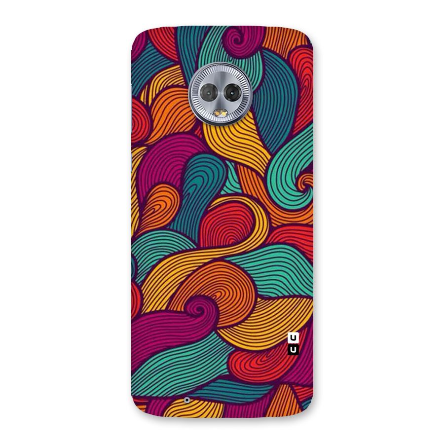 Whimsical Colors Back Case for Moto G6
