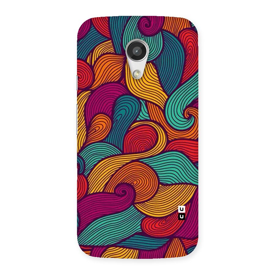 Whimsical Colors Back Case for Moto G 2nd Gen