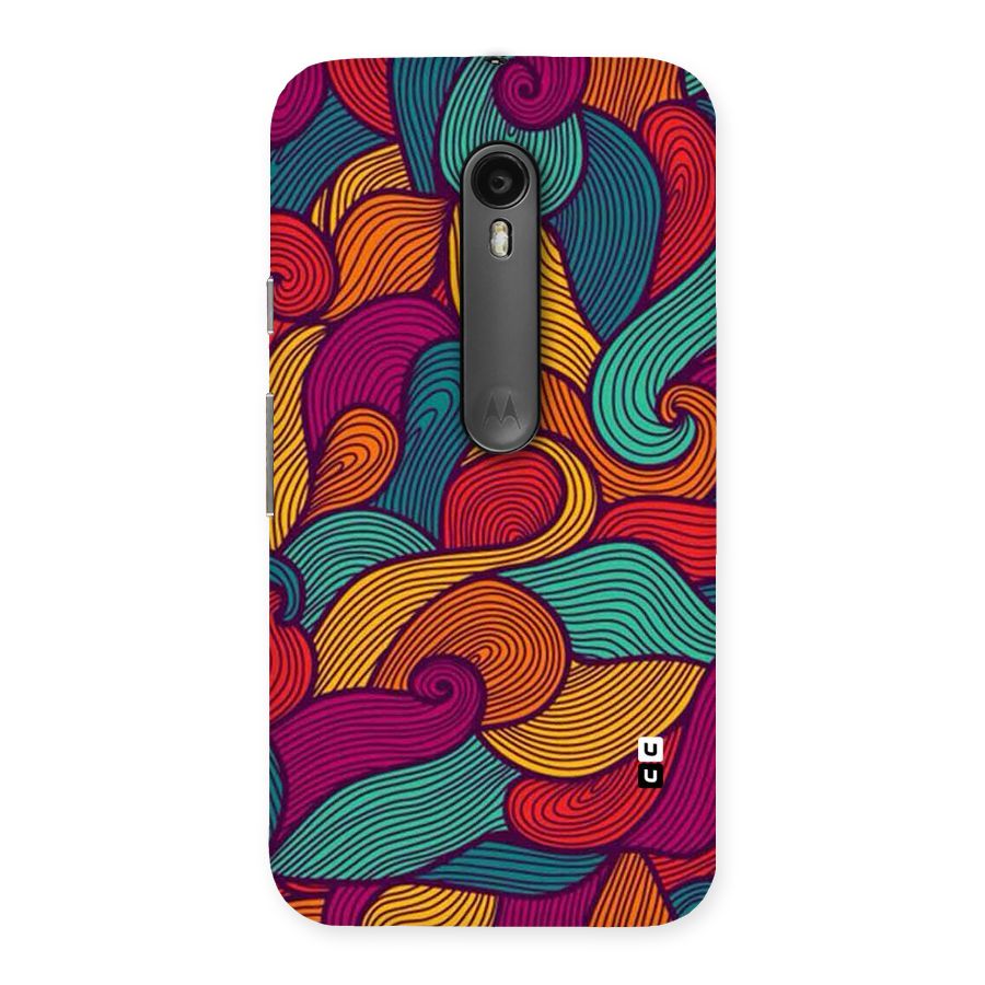Whimsical Colors Back Case for Moto G Turbo