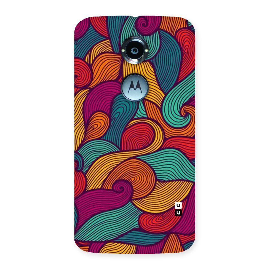 Whimsical Colors Back Case for Moto X 2nd Gen