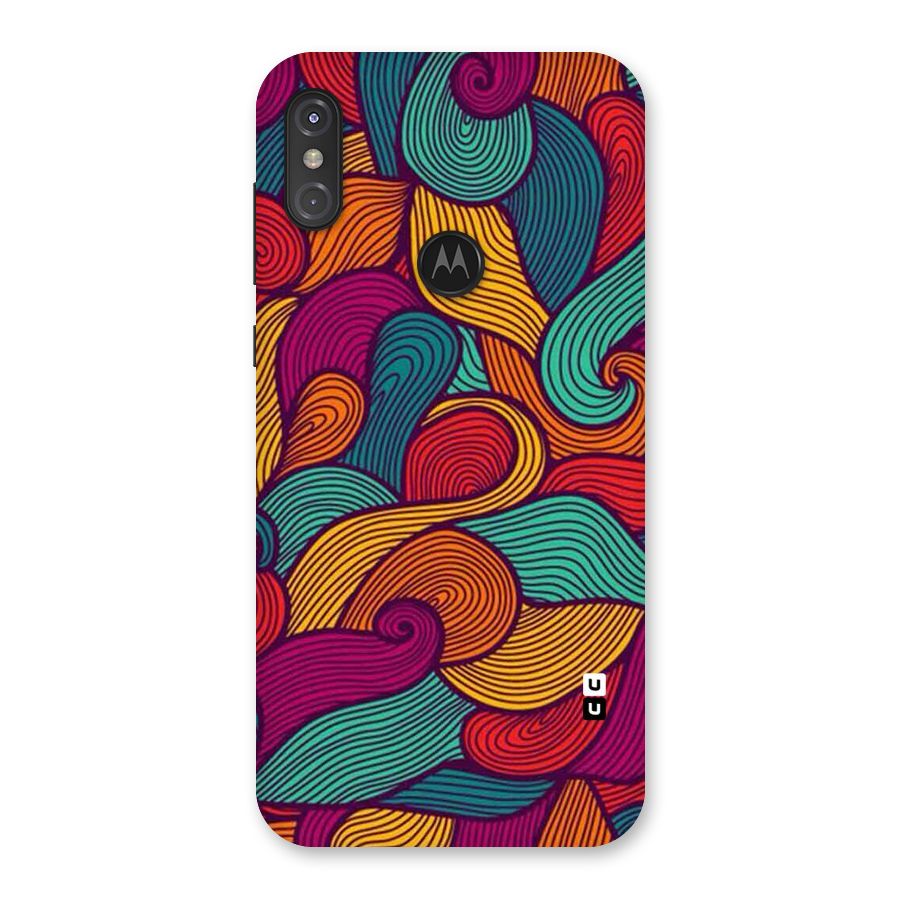 Whimsical Colors Back Case for Motorola One Power