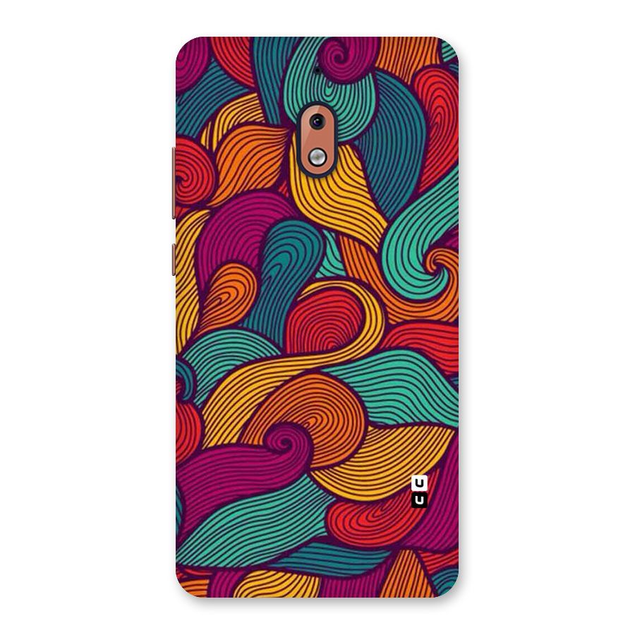 Whimsical Colors Back Case for Nokia 2.1