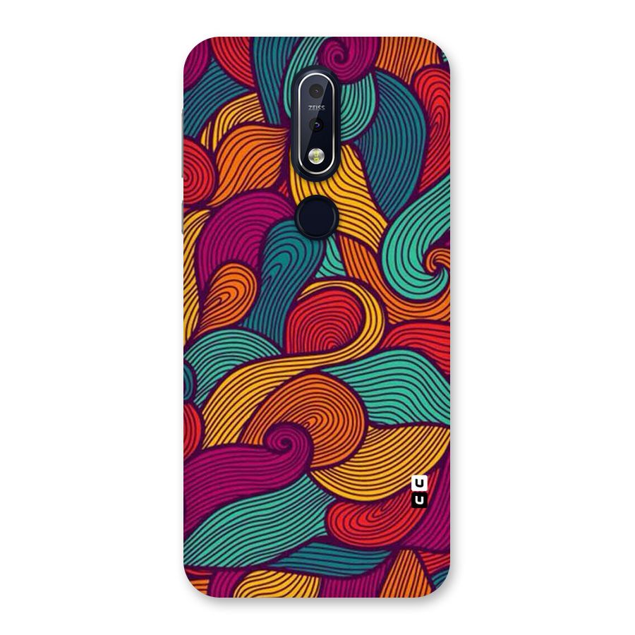 Whimsical Colors Back Case for Nokia 7.1