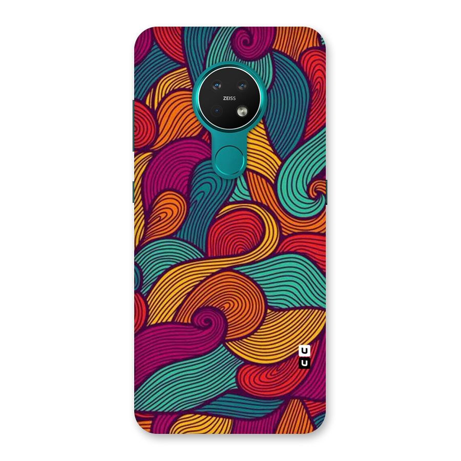 Whimsical Colors Back Case for Nokia 7.2