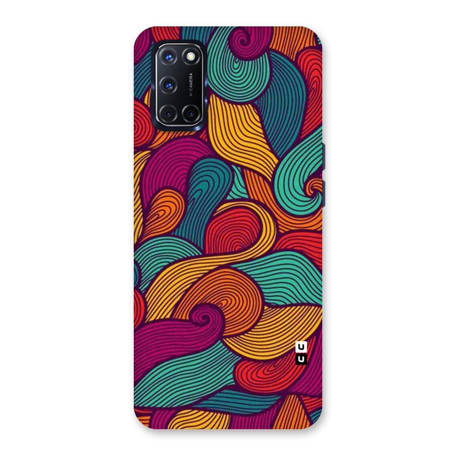 Whimsical Colors Back Case for Oppo A52