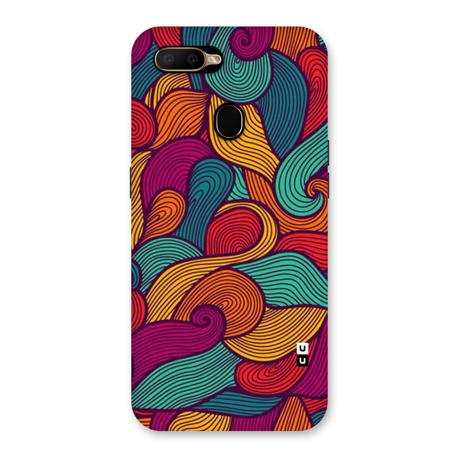 Whimsical Colors Back Case for Oppo A5s