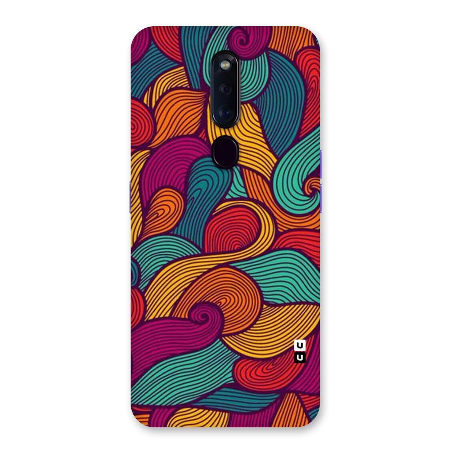 Whimsical Colors Back Case for Oppo F11 Pro