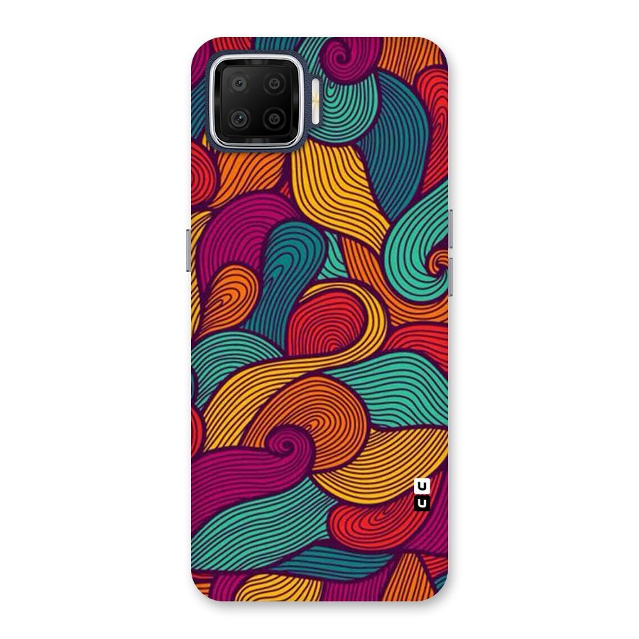 Whimsical Colors Back Case for Oppo F17