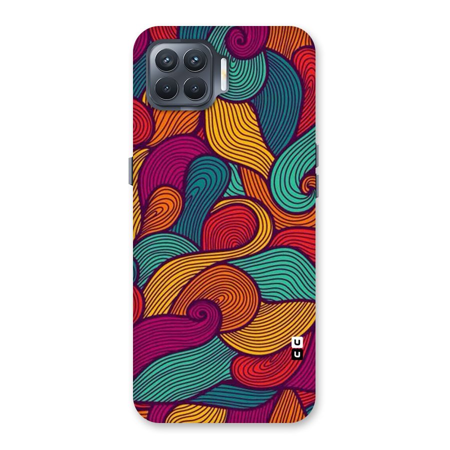 Whimsical Colors Back Case for Oppo F17 Pro