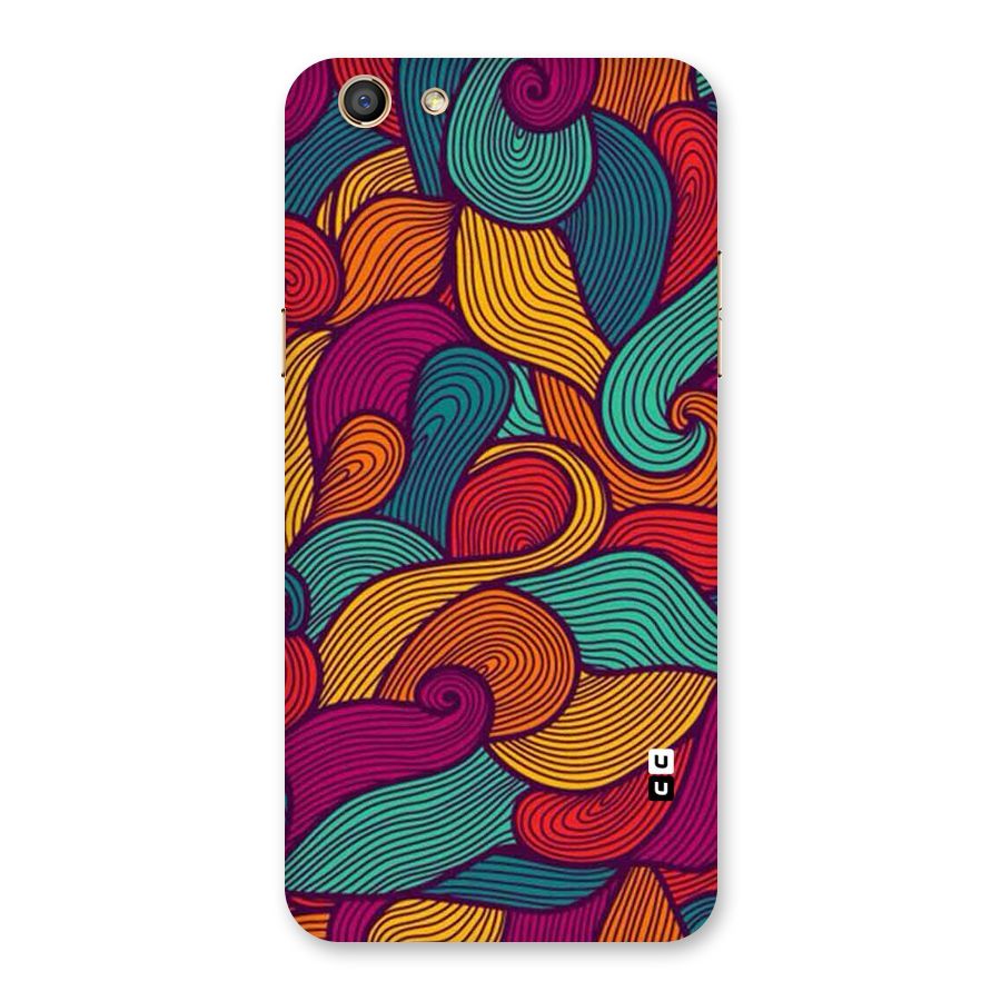 Whimsical Colors Back Case for Oppo F3