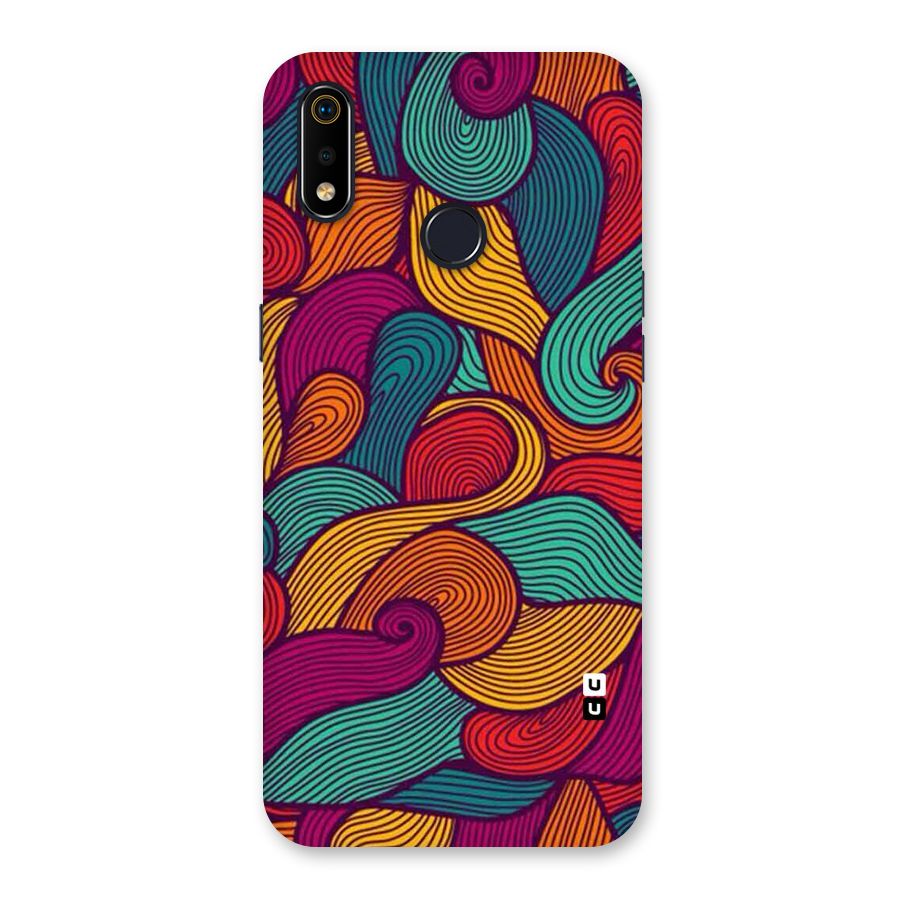 Whimsical Colors Back Case for Realme 3i
