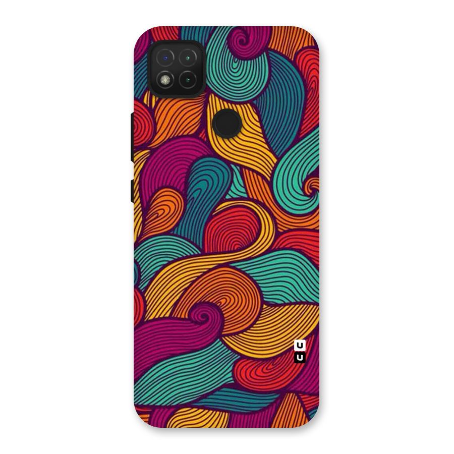 Whimsical Colors Back Case for Redmi 9C