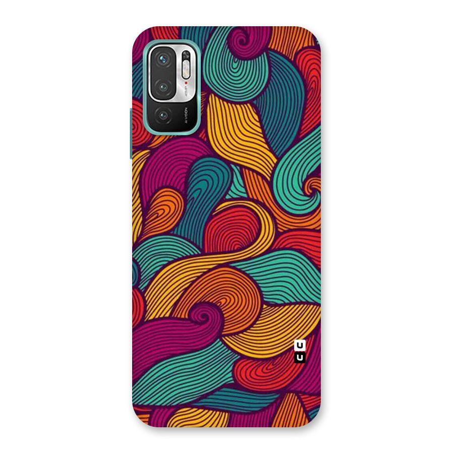Whimsical Colors Back Case for Redmi Note 10T 5G