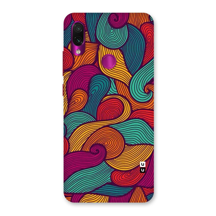 Whimsical Colors Back Case for Redmi Note 7 Pro