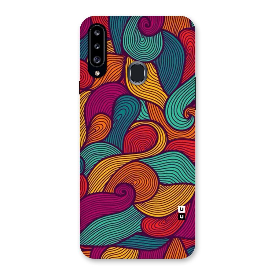 Whimsical Colors Back Case for Samsung Galaxy A20s