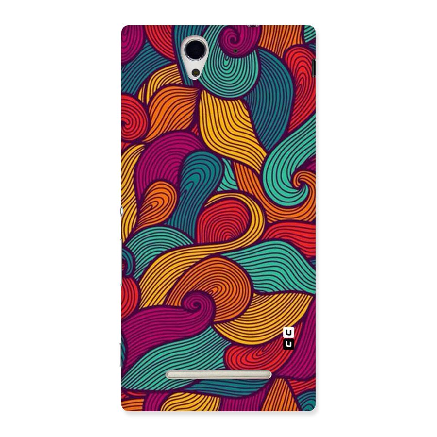 Whimsical Colors Back Case for Sony Xperia C3