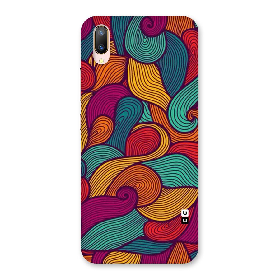 Whimsical Colors Back Case for Vivo V11 Pro