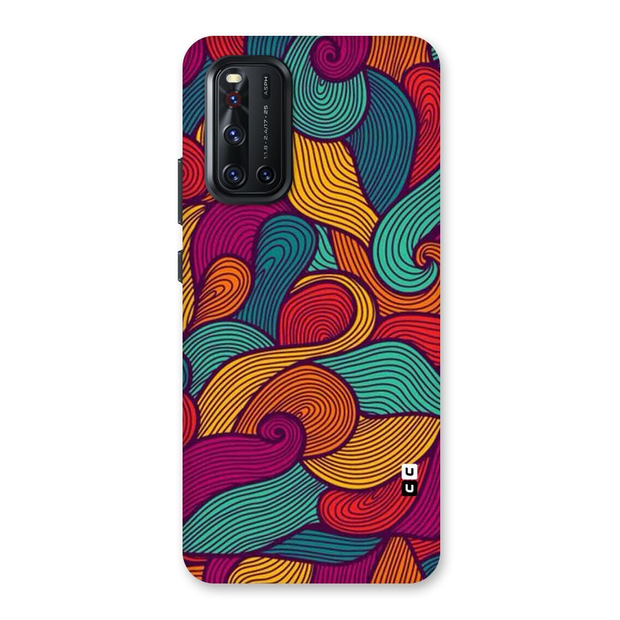 Whimsical Colors Back Case for Vivo V19