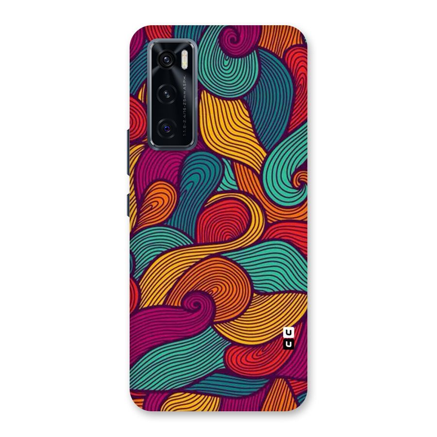 Whimsical Colors Back Case for Vivo V20 SE