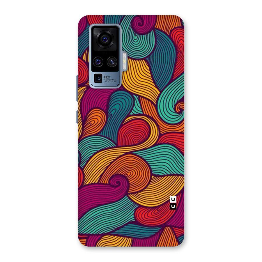 Whimsical Colors Back Case for Vivo X50 Pro