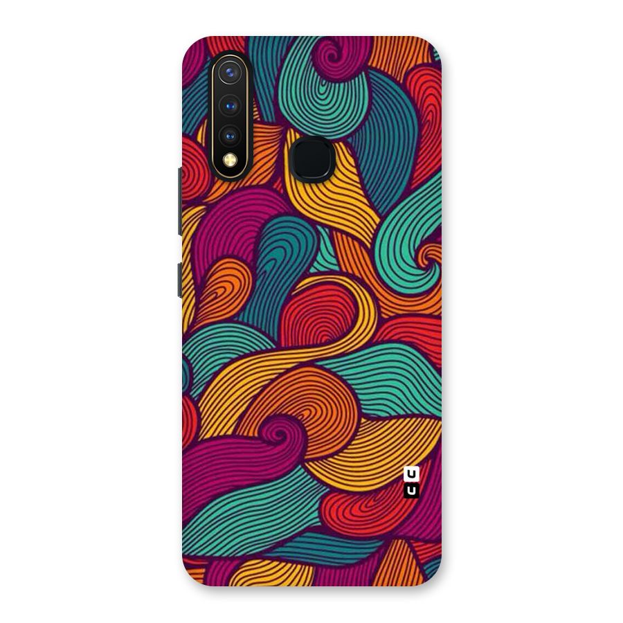 Whimsical Colors Back Case for Vivo Y19