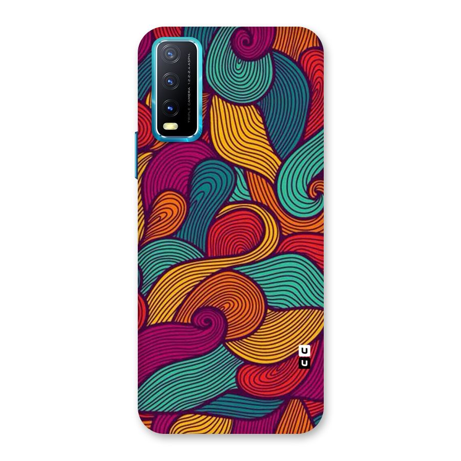 Whimsical Colors Back Case for Vivo Y20G