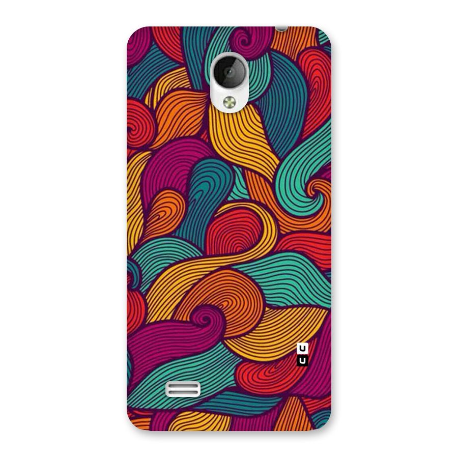 Whimsical Colors Back Case for Vivo Y21