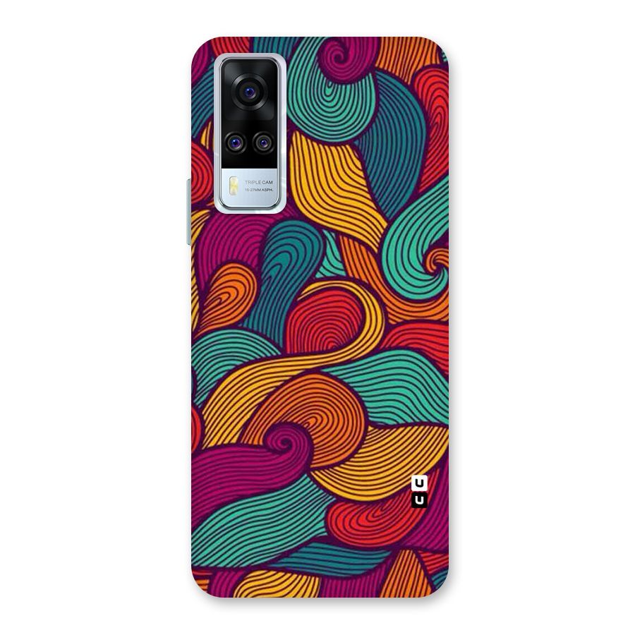Whimsical Colors Back Case for Vivo Y31