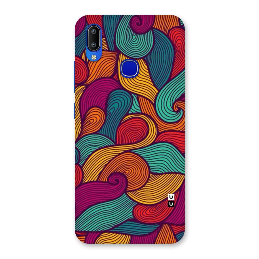 Whimsical Colors Back Case for Vivo Y91