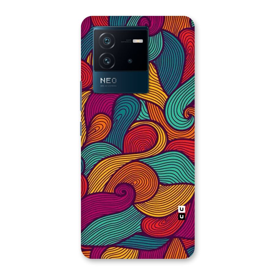 Whimsical Colors Back Case for Vivo iQOO Neo 6 5G
