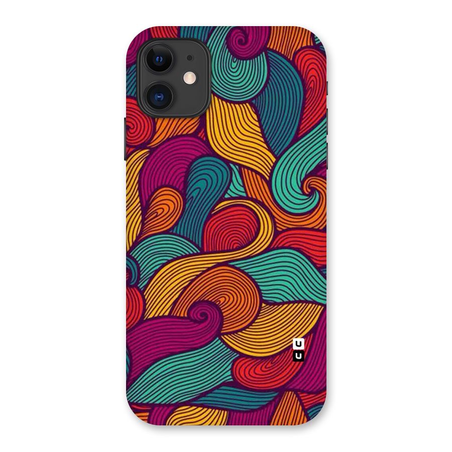 Whimsical Colors Back Case for iPhone 11