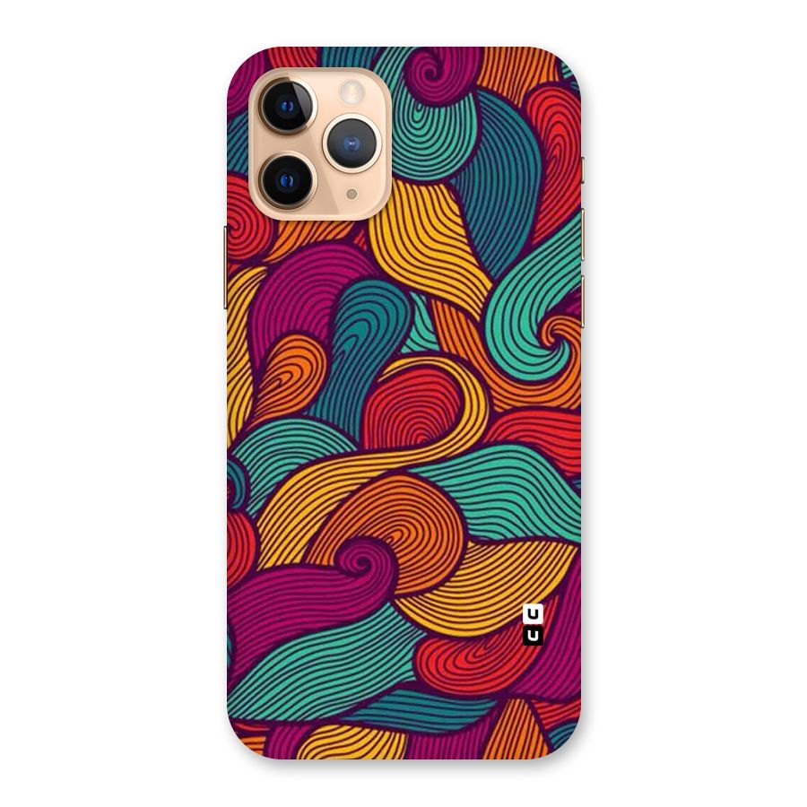 Whimsical Colors Back Case for iPhone 11 Pro