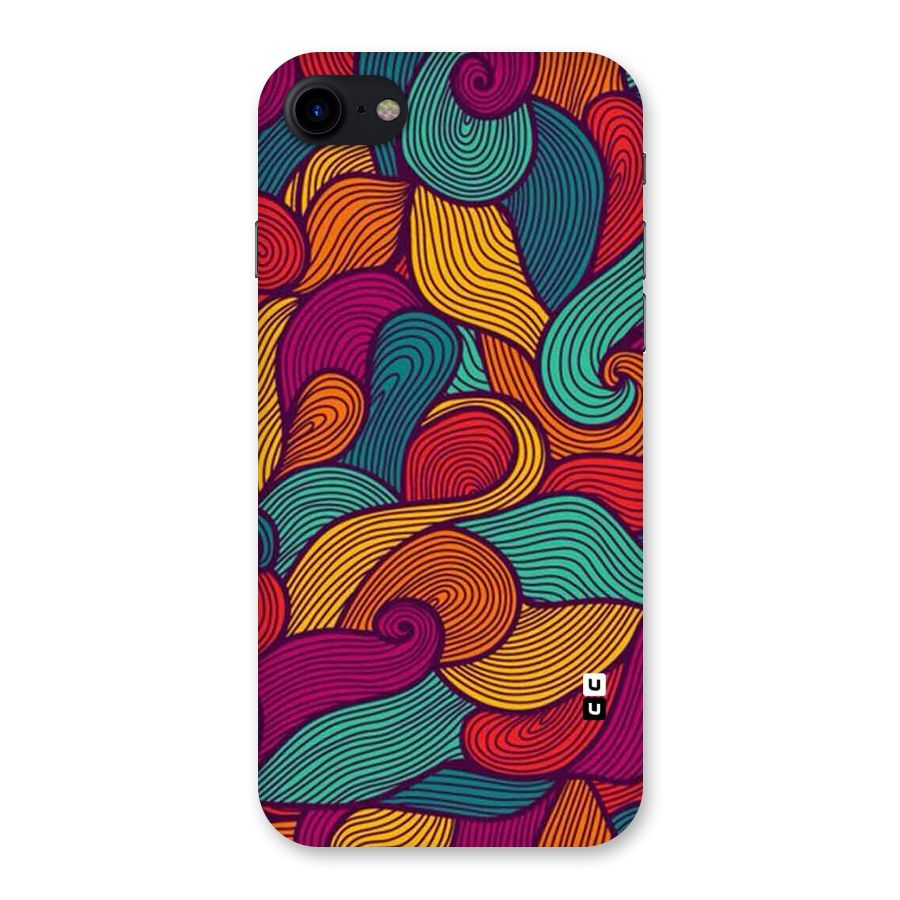 Whimsical Colors Back Case for iPhone SE 2020