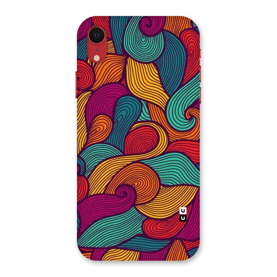 Whimsical Colors Back Case for iPhone XR