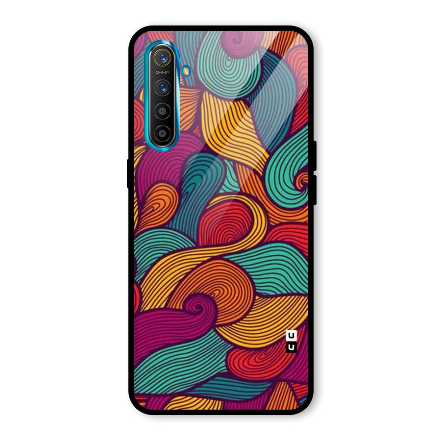 Whimsical Colors Glass Back Case for Realme XT