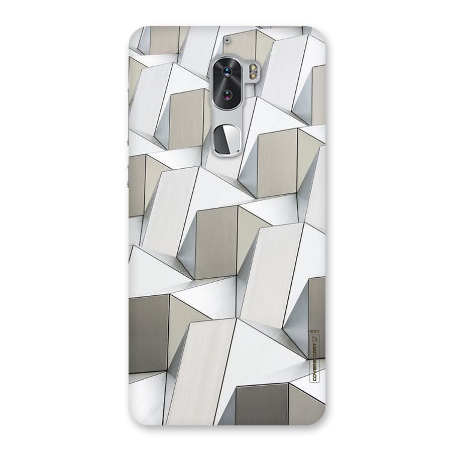 White Abstract Art Back Case for Coolpad Cool 1