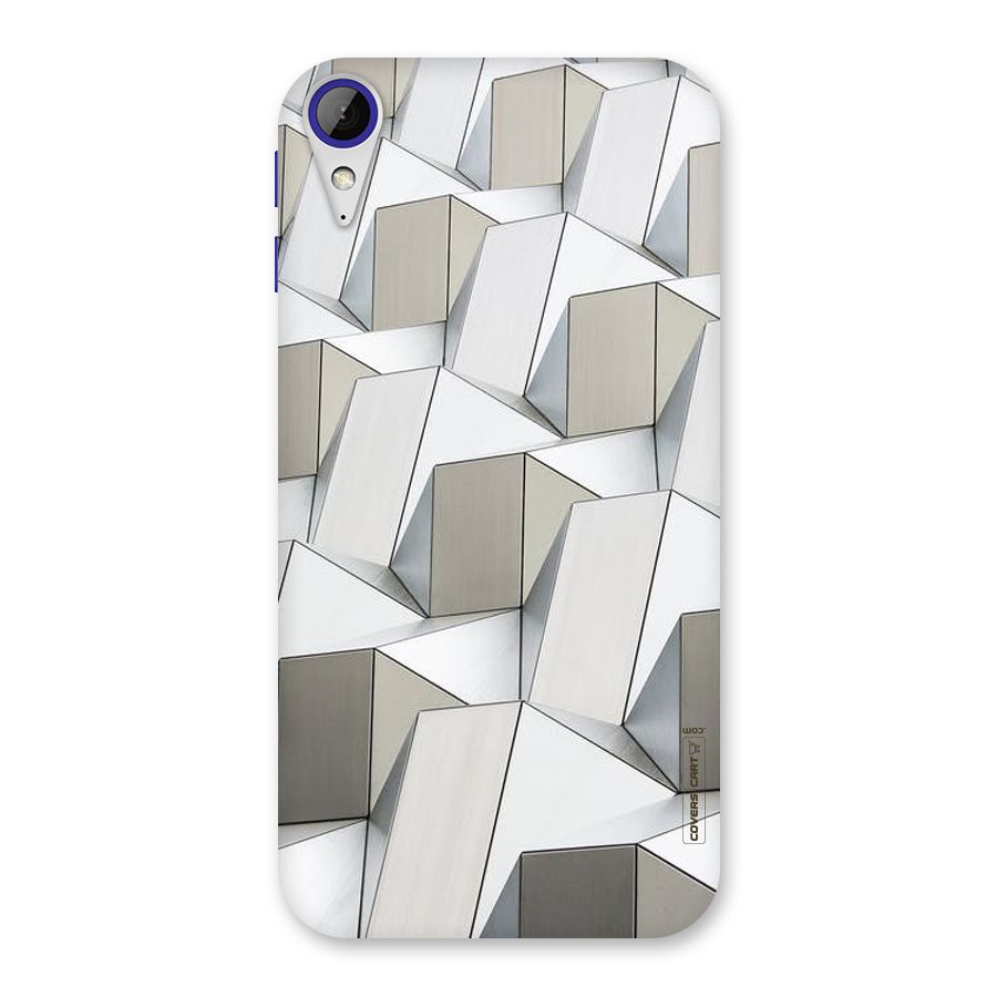White Abstract Art Back Case for Desire 830